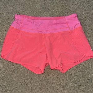 Lululemon hot pink speed ups!! Size 6! Can definitely fit 4 too!